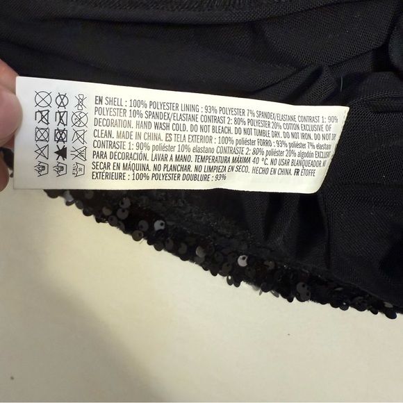 Endless Rose Black Sequin Blouse - Picture 6 of 10